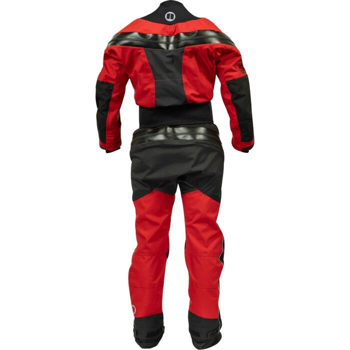 2024 Nookie Mujer Traje Seco De Ltex Fusion DR61 - Black / Rojo